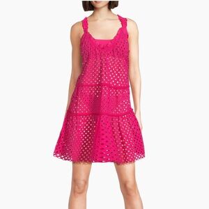 Ramy Brook Marg Cotton Tiered Minidress